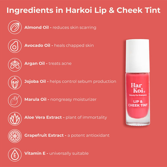 Harkoi Lip & Cheek Tint | A buildable gel creme