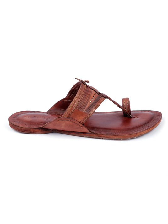 Vintage Tan - Men Kolhapuri Chappal