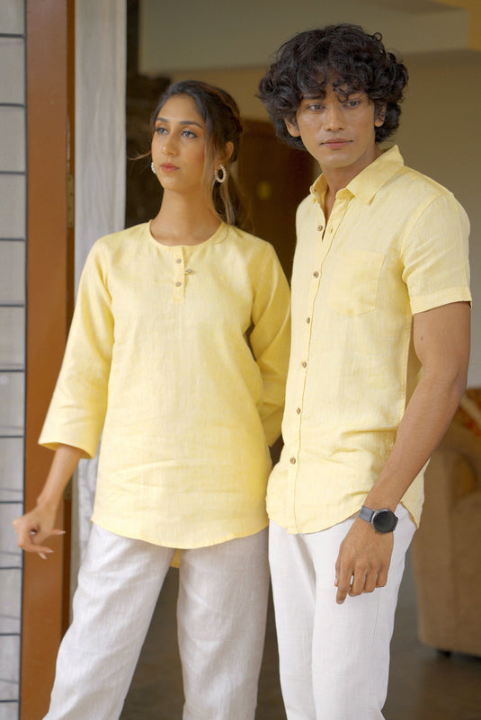 Yellow Couple Co-ord Set