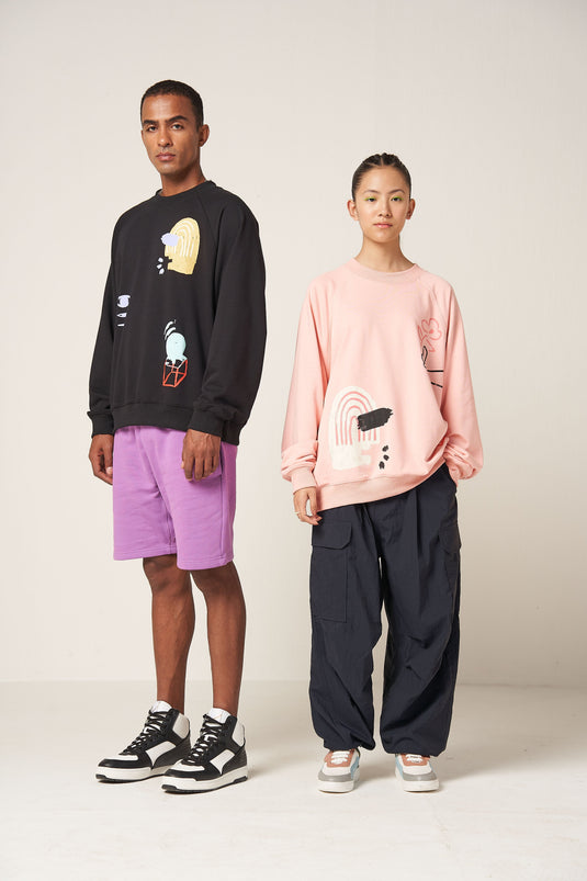 STORYTELLER SWEATSHIRT - SOFT PINK