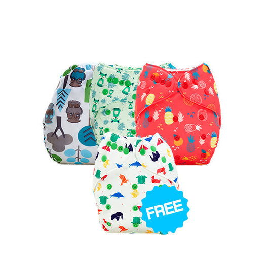 No More Mess Diaper Cover, Pocket Diaper Combo