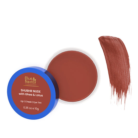 Shubhr Lip, Cheek & Eye Tint with goodness of Nourishing Ghee & Shea Butter (10g)