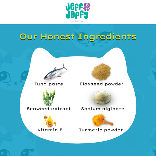 Silky Tuna Bites Freeze-Dried Cat Treats – Supports Shiny Coat & Skin Health, All Natural & Suitable for Cats of All Ages