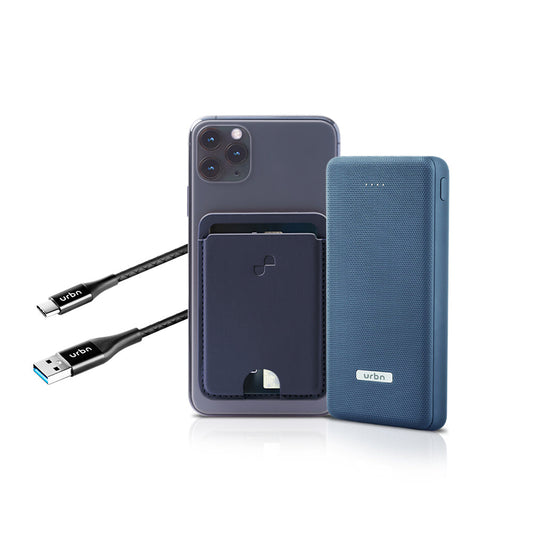 The Power Combo (10,000 mAH Powerbank + Pocket + Cable)