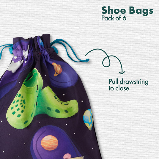 Baby���s Day Out! Unisex Kid's Shoe Bags, 100% Organic Cotton, Pack of 6