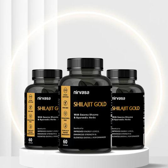 Nirvasa Shilajit Gold  (60 Capsules)