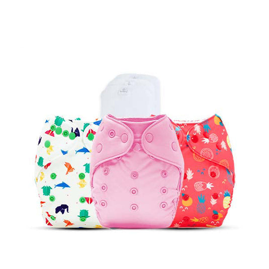 Pocket Diaper Active Baby Mutlicolor Combo