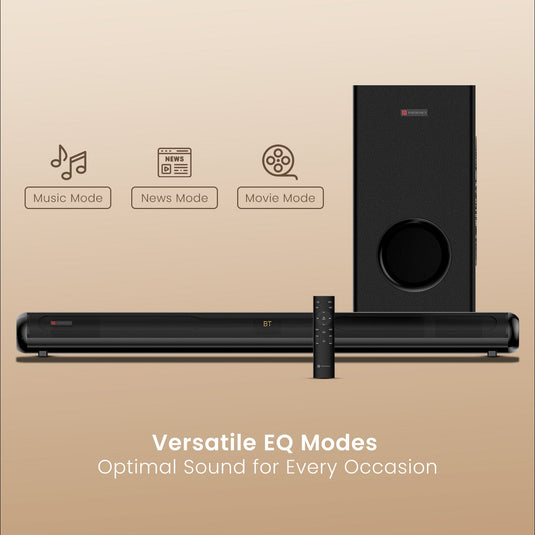 Portronics pure sound 108 160w Bluetooth sound bar with 6.5inch woofer for every need