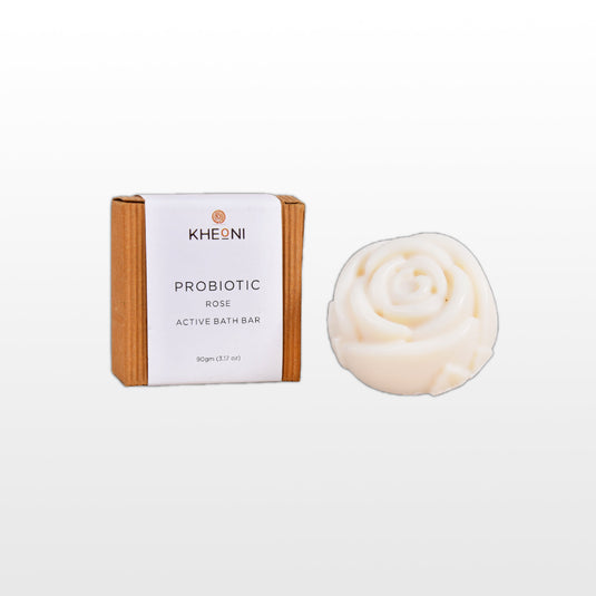 Probiotic Rose Active Bath Bar 90gm