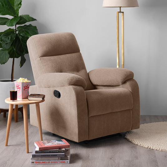 Sleepyhead RX5 - Single Seater Fabric Recliner (Belgian Beige)