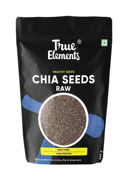 True Elements Chia Seeds Raw 500gm