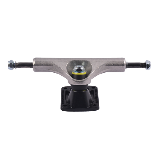 OGRE SKATEBOARD TRUCKS- PLUTO SERIES- RAW/MATTE BLACK