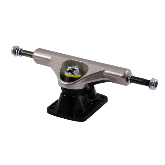 OGRE SKATEBOARD TRUCKS- PLUTO SERIES- RAW/MATTE BLACK