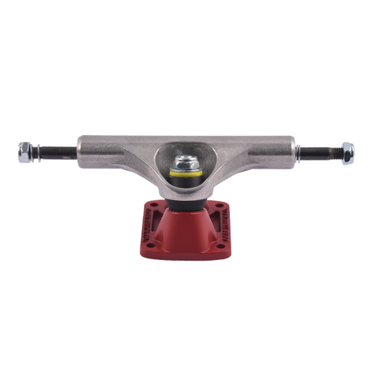 OGRE SKATEBOARD TRUCKS- PLUTO SERIES- RAW/RED