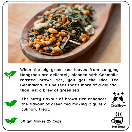 DETOX China Rice Genmaicha Tea - The Tea That Cleanses and Satisfies - Radhikas Fine Teas and Whatnots