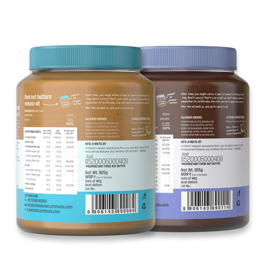 The Whole Truth Dark Chocolate Peanut Butter | 925 g