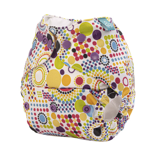 Retro Print Pocket Diaper