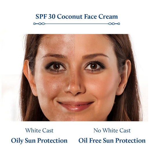 SPF 30 Coconut Face Cream for Women 