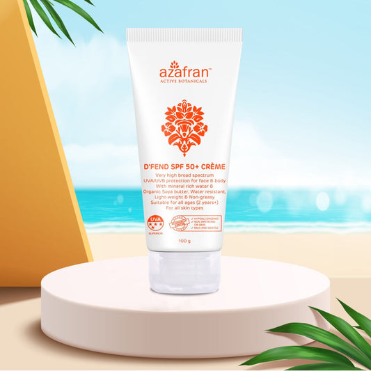 D‚Äôfend SPF 50 Non-toxic plant-based sunscreen