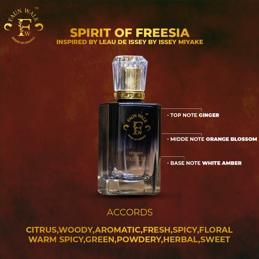 SPIRIT OF FREESIA ( SIMILAR TO LEAU DE ISSEY BY Issey Miyake)