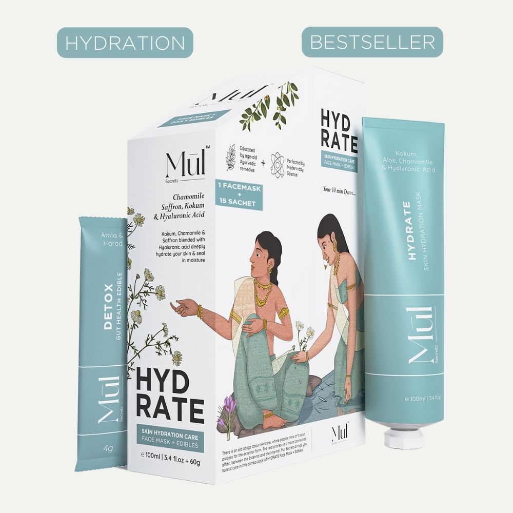 Hydrate: Skin Hydration Care (Face Mask + Nutrition drink)