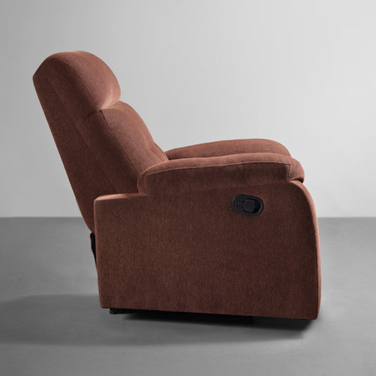 Sleepyhead RX5 - Single Seater Fabric Recliner (Turkish Brown)