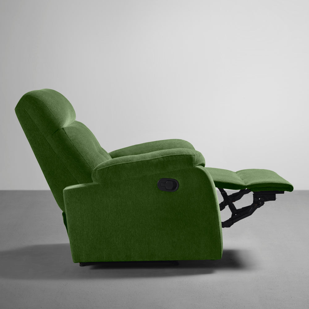 Sleepyhead RX5 - Single Seater Fabric Recliner (Avocado Green)