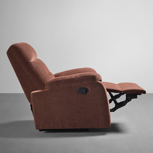 Sleepyhead RX5 - Single Seater Fabric Recliner (Turkish Brown)