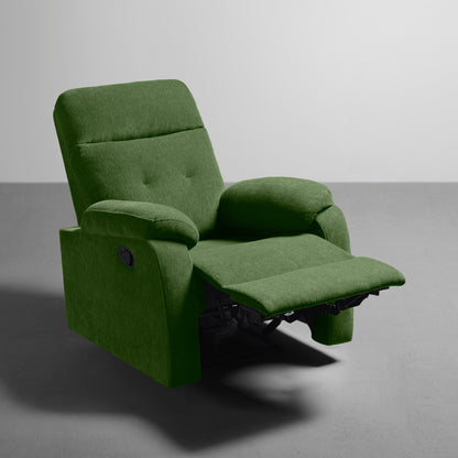 Sleepyhead RX5 - Single Seater Fabric Recliner (Avocado Green)