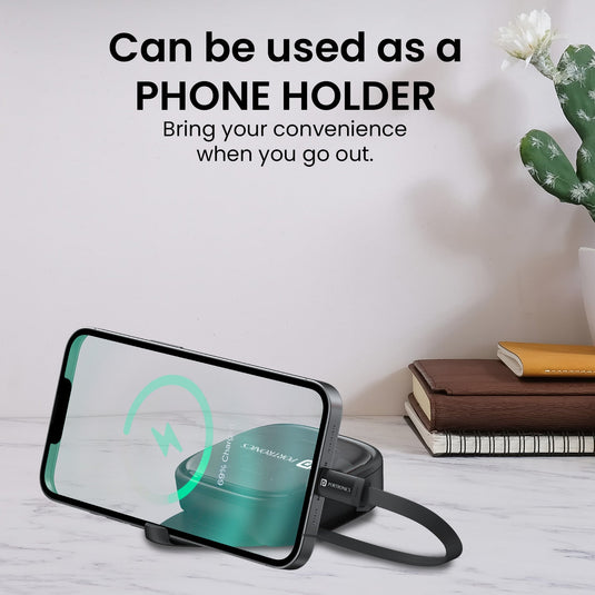 Portronics Snapcase 2 multifunctional storage has Portable phone holder