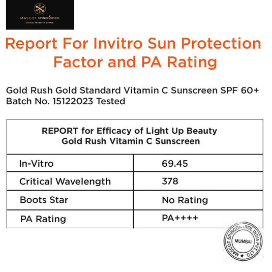 Vitamin C Sunscreen With SPF 60+, PA++++ (50g)