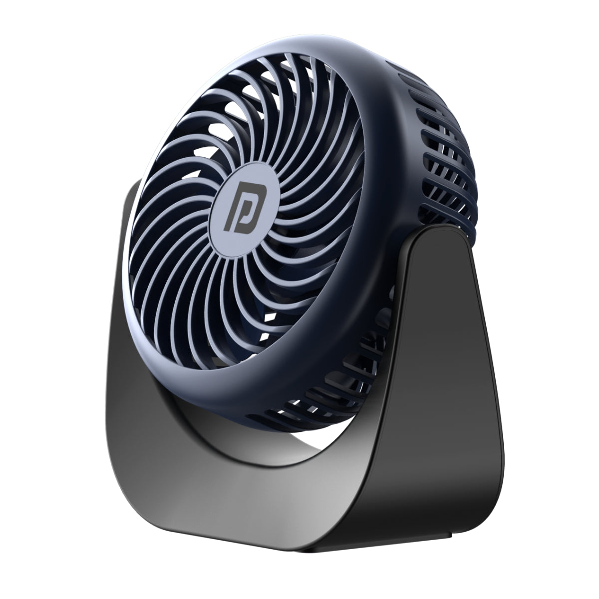 Blue Portronics Toofan Mini table fan| rechargeable Table fan| Battery table fan at discount rate