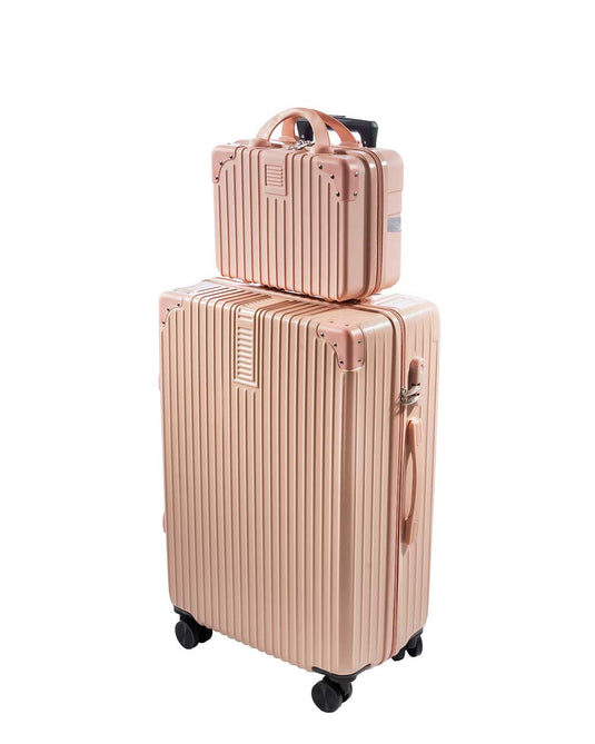 Turismo Dual Trolley Bags - Pink 20" Cabin