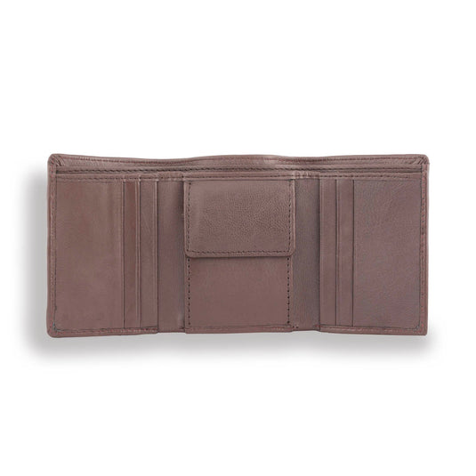 Stylish Handmade Pure Leather Brown Wallet