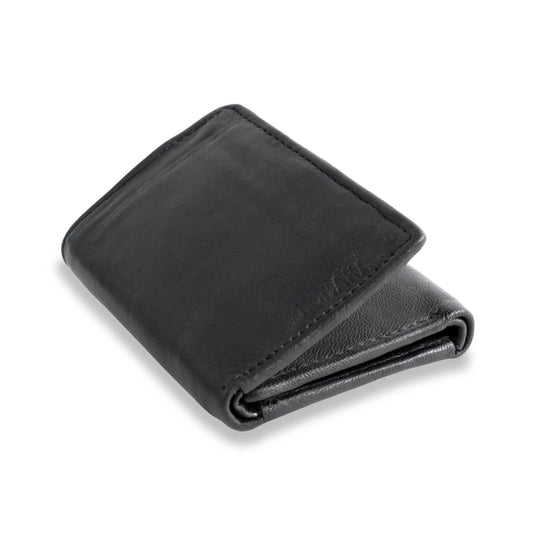 Stylish Handmade Pure Leather Black Wallet