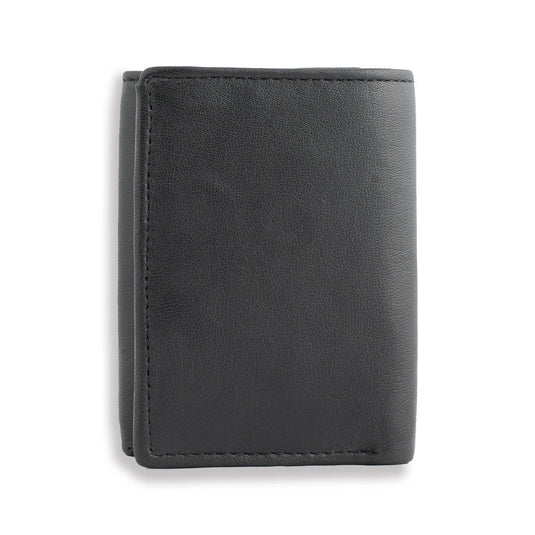 Stylish Handmade Pure Leather Black Wallet