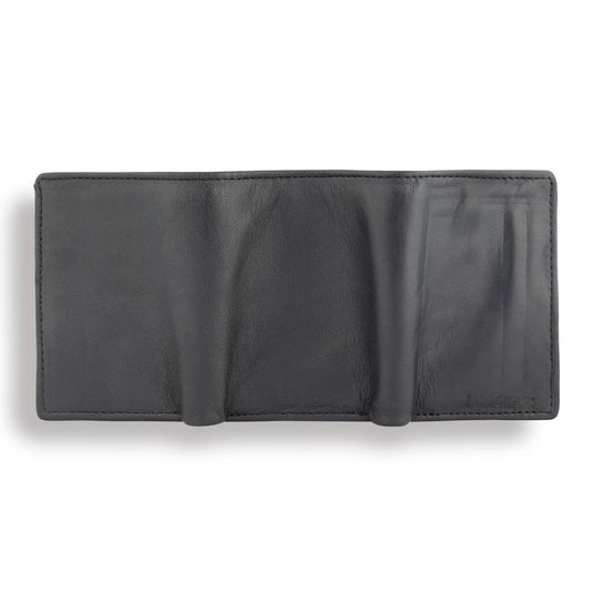 Stylish Handmade Pure Leather Black Wallet