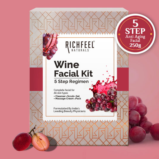 Richfeel Wine Facial Kit 250 gm