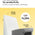 WHITE WEDGE + GREY LAP DESK
