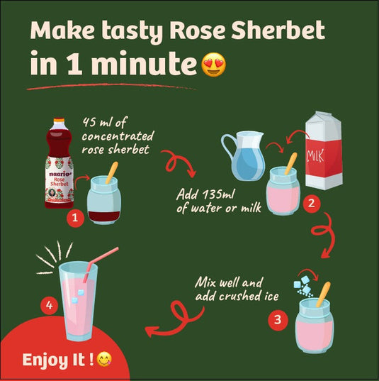 Naario Rose Sherbet 400ml (Limited Edition)