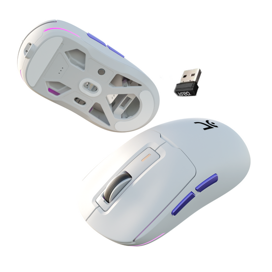 Pegasus 58g Ultra-Light Wireless White Gaming Mouse Kreo