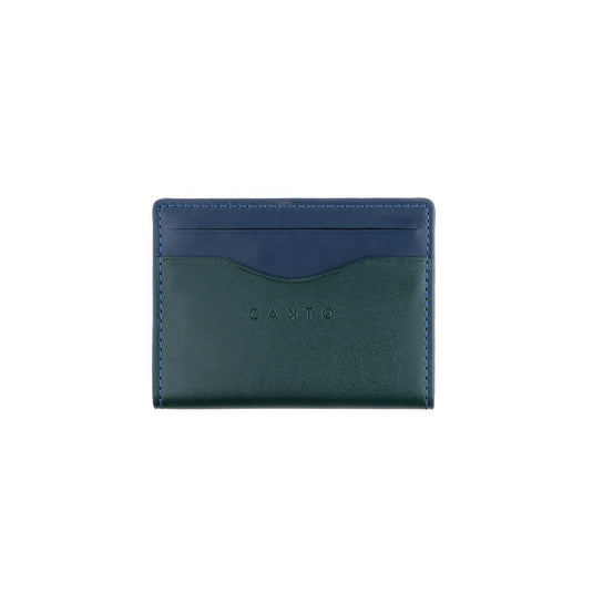 Nabim Magnetic Wallet- Blue and Green(RFID Protected)