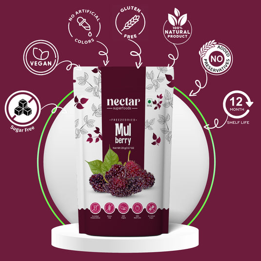 Freeze Dried Mulberry by Nectar Superfoods