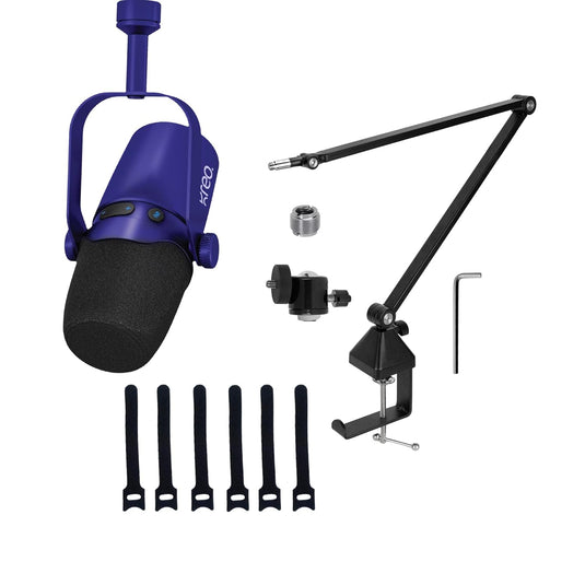 Kast Dynamic Mic + Rod Pro Boom Arm Combo Kreo