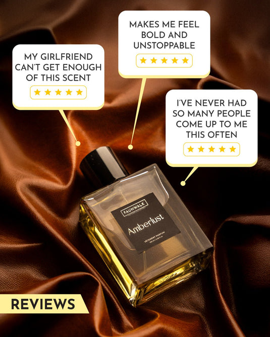 Amberlust - 100ML Pheromone Perfume | The Aura Collection - Faun Walk