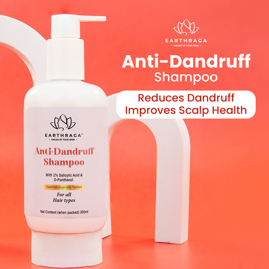 Earthraga Anti Dandruff Shampoo | Visibly reduced flakes in two weeks | 300 ml