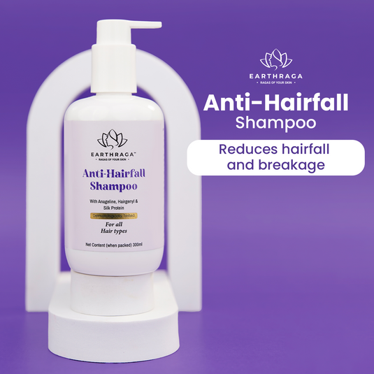 Earthraga Anti Hairfall Shampoo | Reduces Hairfall and Breakage | 300 ml