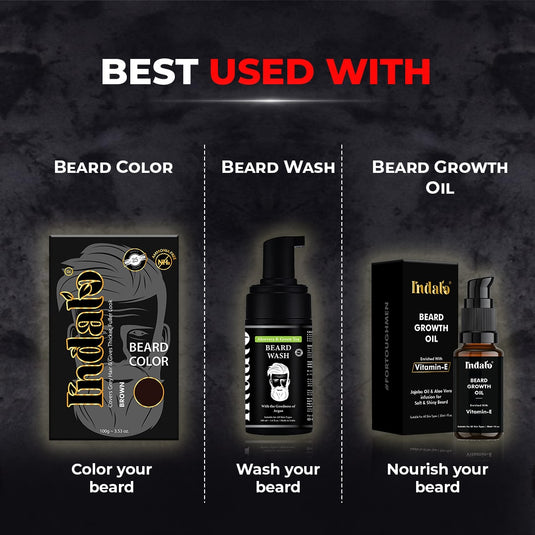 Indalo Brown Beard Color for Tough Men - 100g