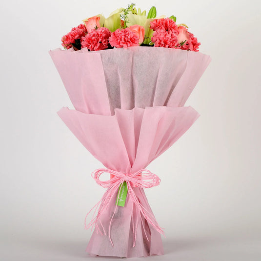 FNP- Beautiful Pink Carnations Bouquet