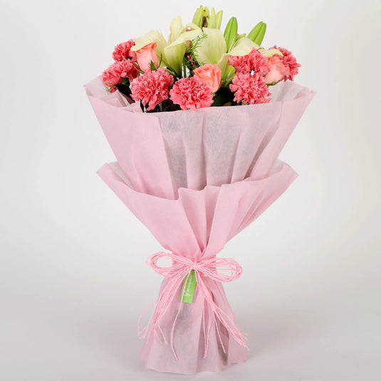 FNP- Beautiful Pink Carnations Bouquet